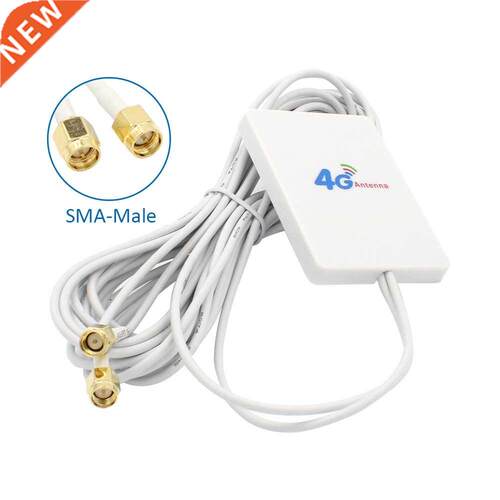 4G LTE flat antenna WiFi 4G antenna 3M TS9 SMA male crc9 con