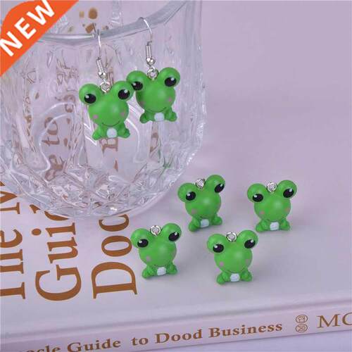 10pcs/pack D frog Resin Charms Pendant Earring Bracelet D