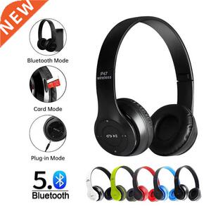 Wireless Headphones Bluetooth Earphones Foldable Bass Suppor