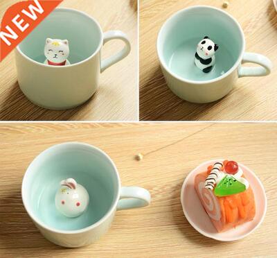 New Arrve Creatve Cartoon Ceramc Mugs Cute Anmal Coffee