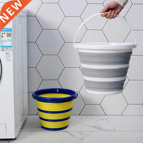 10L Silicone Bucket for Fishing Folding Bucket C Wash