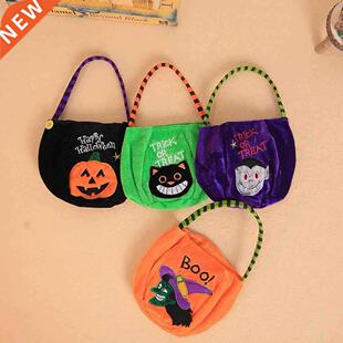 Halloween Travel Storage Bag Cotton Drawstring Bag Eco Reusa
