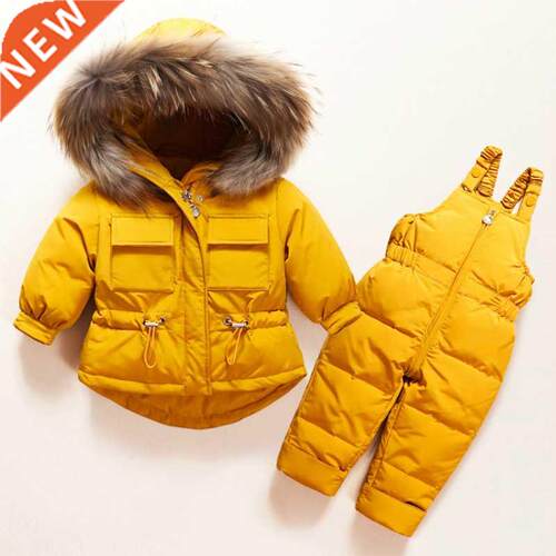 Winter Children Clothing Set Baby Boy Girl Clothes Warm Down