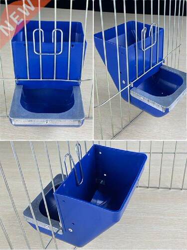 5Pcs Small Animal Feeder With Sifter ottom Raits Feed