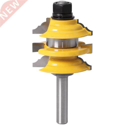 8mm Shank Rail Stile Router Bit Stacked Wood Cutting Tool