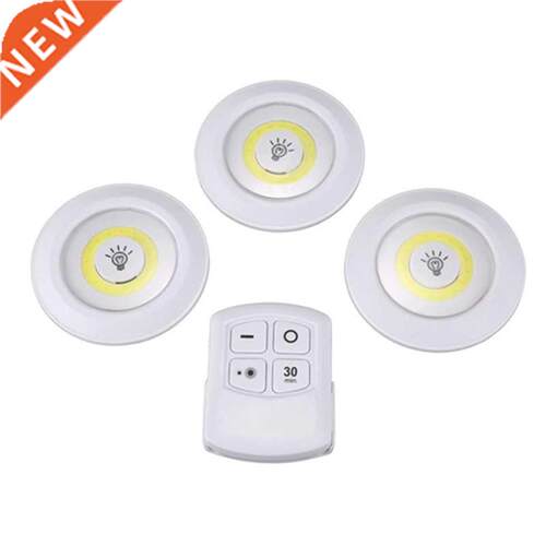 3pcs Led Nght Lghts Wreless Led Remote Control Battery