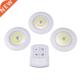 Lghts Nght Wreless Remote Battery 3pcs Control Led