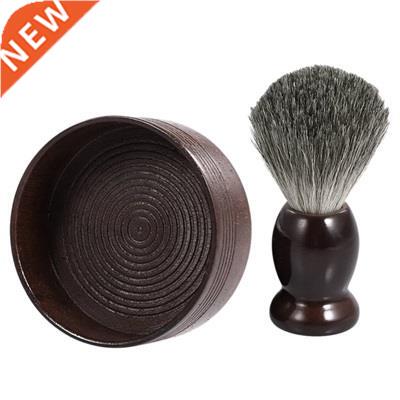 Shave Lather Brush+Shaving Bowl Wooden Shave Mug Shaving