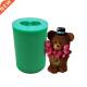 Slcone Soap Mold Cake Bear Fondant Decoratng Cute