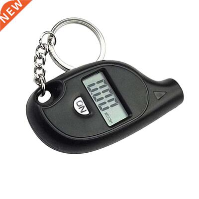 Portable Mini Keychain Style Tire Gauge Digital LCD Display