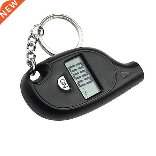 Portable Mini Keychain Style Tire Gauge Digital LCD Display