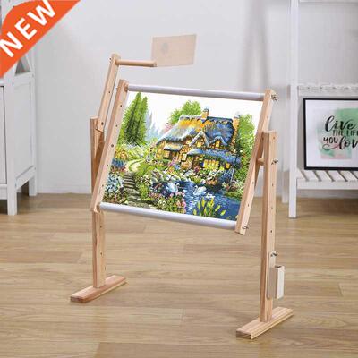 Adjustable Solid Wood Cross Stitch Rack Wooden Stand