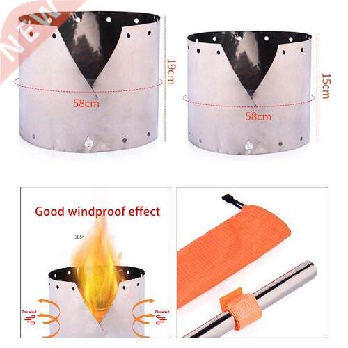 Wind Deflector Ultralight Titanium Windscreen Shield Stove