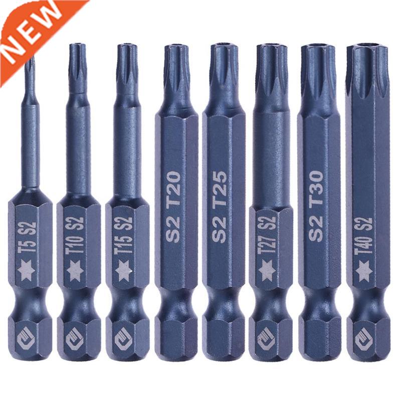 10 Pcs 1/4 Inch Hex Shank Hex Cross Head Bits T6/T10/T15/T20