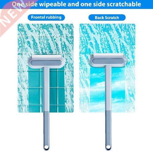 Window Glass Cleaning Squeegee 4-in-1 Glass Cleaner Long