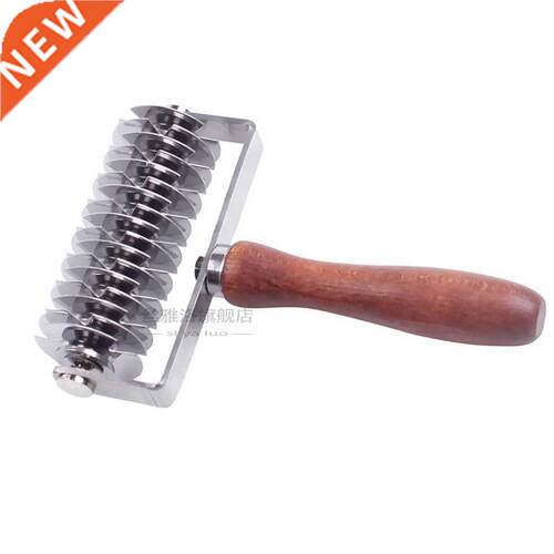 HOT Stainless Steel Lattice Cutter Roller Pastry Bread Pizza