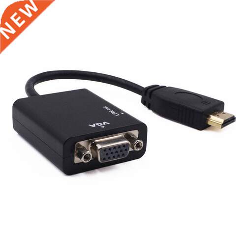 Swtcher HDM to VGA + 3.5mm wth audo computer to TV conve