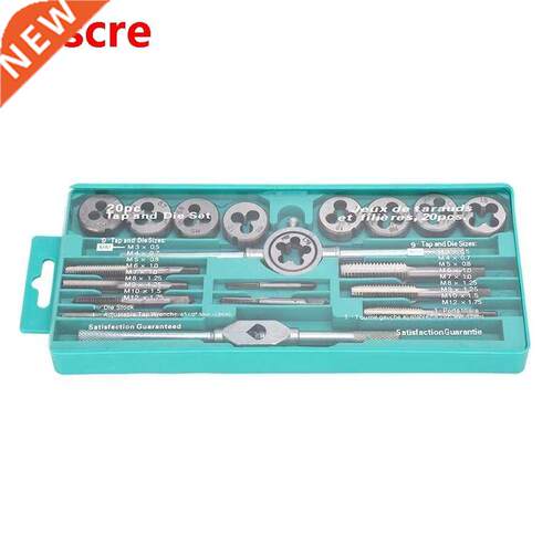 Tap and die 20pcs Metric Thread Tap Die Set Alloy Portable H