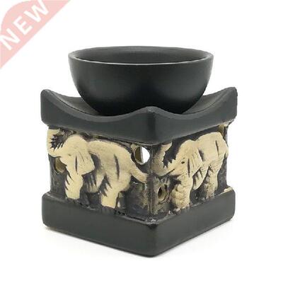 Thailand Style Elephant Ceramic Sandalwood Furnace