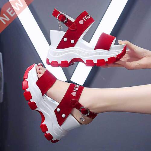 Platform Sandals Women 2022 New Summer Chunky High Heels Fem