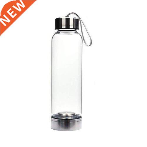 304 Stainless Steel Empty Cup Transparent Glass Sports