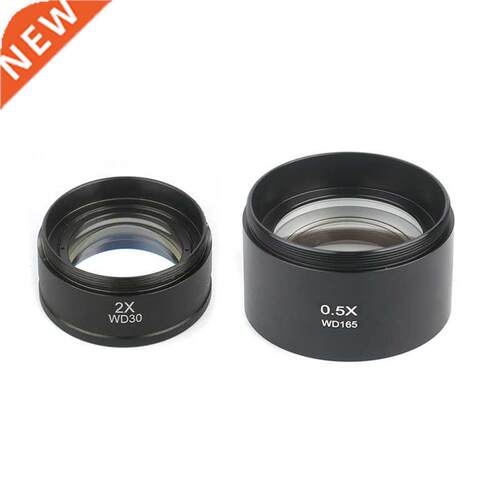 2pcs/set Microscope Accessoires 0.5X/WD165mm & 2.0X/WD30