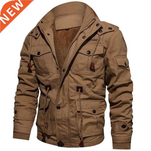 Winter Parkas Mens Casual Thick Warm Bomber Jacket Mens Outw