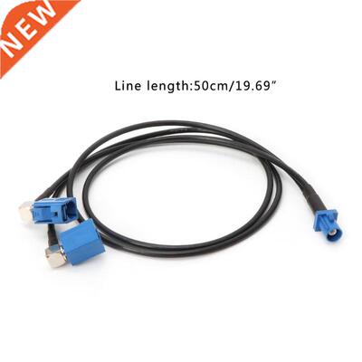 Fakra C Male Plug To 2 x Fakra C Female Jack RG174 Y Type Sp