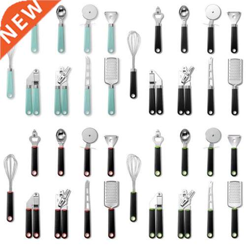 G6DA 9 Pieces Kitchen Utensil Set Stainless Steel Cooking Ut