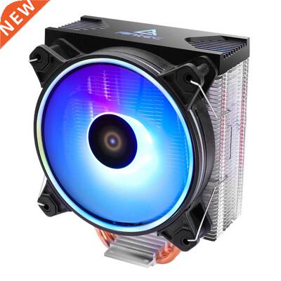 CPU Cooler 4 Heatpipes 120mm 4 Pin Fan RGB Cooling Fan CPU R
