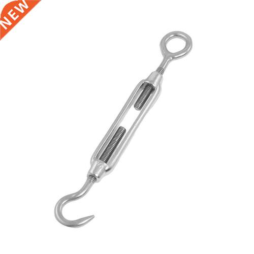 304 Wire Hook Eye Turn Buckle, 3.8-5.1-Inch