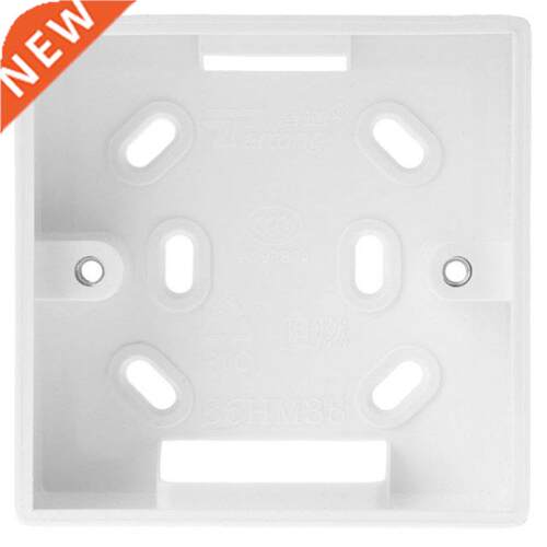 86*86mm Wall Mounted Junction Box for Thermostat White Color
