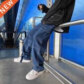 jean Bag Wde Straght Loose pants Cargo Denm Leg Jeans Men