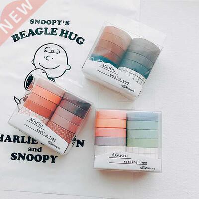 SIXONE 10 Roll Sweet Macarons Color And Paper Washi Tape Set