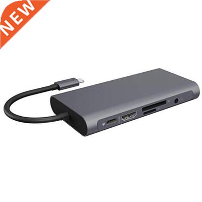 Type-C Docking Station USB C to 4K HD VGA RJ45 Gigabit Ether