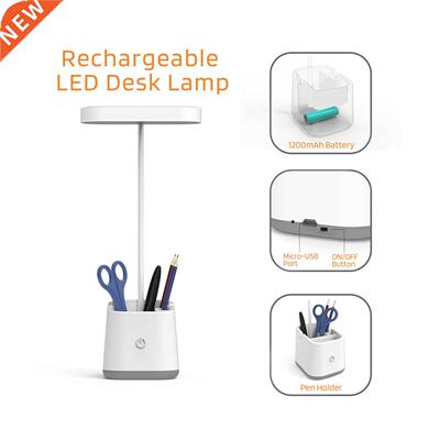 LED Desk Lamp Small Battery Operated Table Lamp Home Office