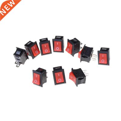 10pcs RED 15*21MM SPST 2PIN ON/OFF G125 Boat Rocker Switch 2