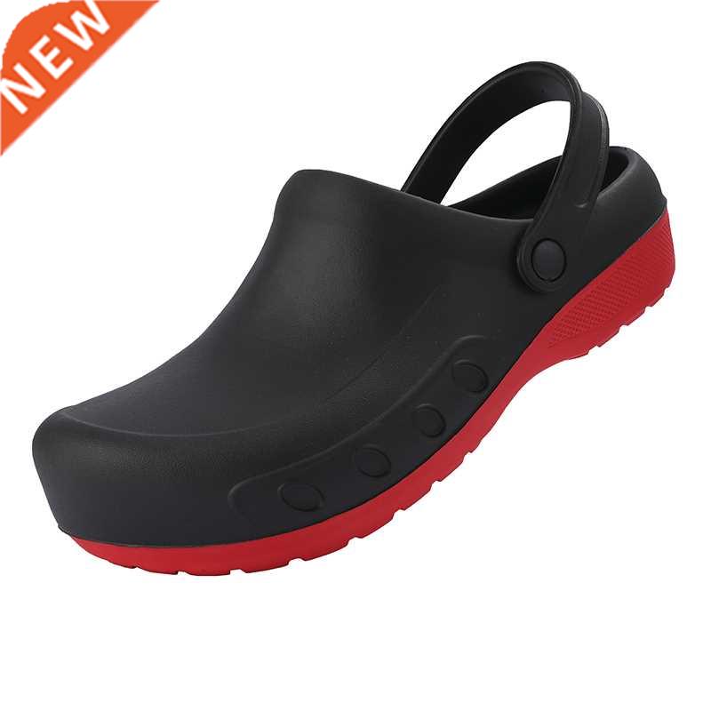 2021 New Professional Working Clogs Shoes Men Anti-Slip Simp
