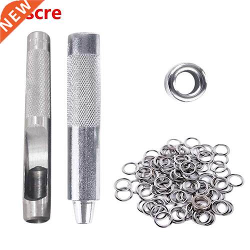 120pcs Black Nickel Eyelet and Eyelet Punch Die Tool Set for