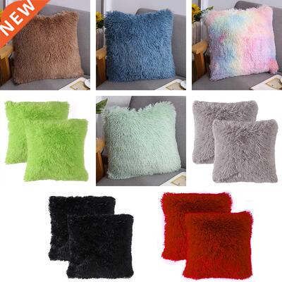 1pcs Solid Soft Plush Faux Fur Wholesale Decorative Cushion