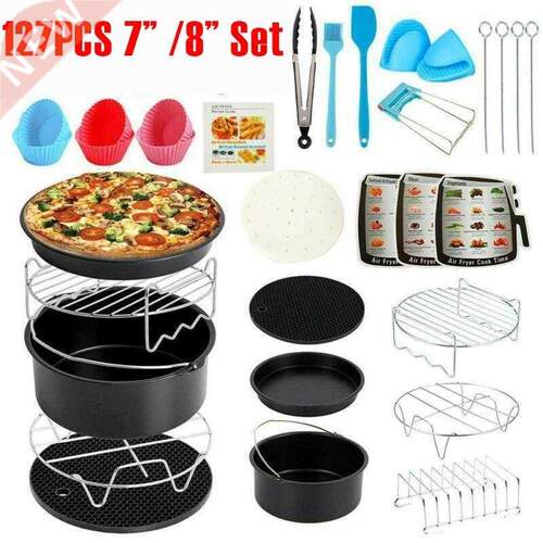127pcs 7 Inch Air Fryer Accessories 适用于 Gowise Phillips