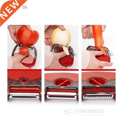 3 In1 Stainless Steel Multi-Function Peeler Fruit and Vegeta