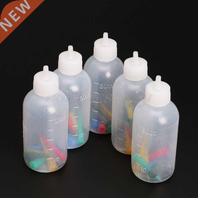 5PCS Jam Painting Squeeze Bottles With 35 Nozzles Cake Decor