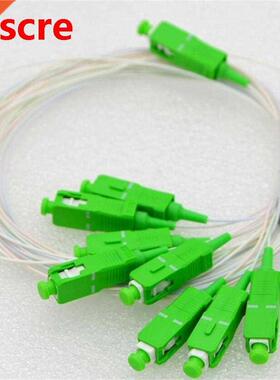 Fiber Plc Splitter SC Connector 1x8 IN/OUT 0.9mm G657A1 10p