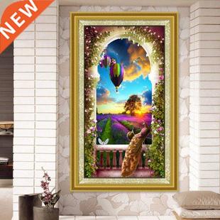 Balloon Painti Hot Diamond Peacock Full Landscape Air