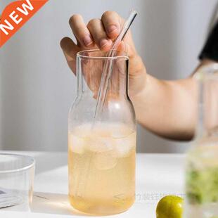 Water Carafe with Tumbler Glass Cold Hot Water Bottle Cup Se