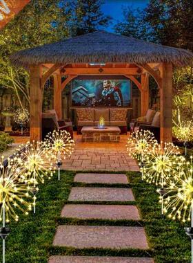 G6DA Waterproof Solar Lights Outdoor Decorative Solar Firewo