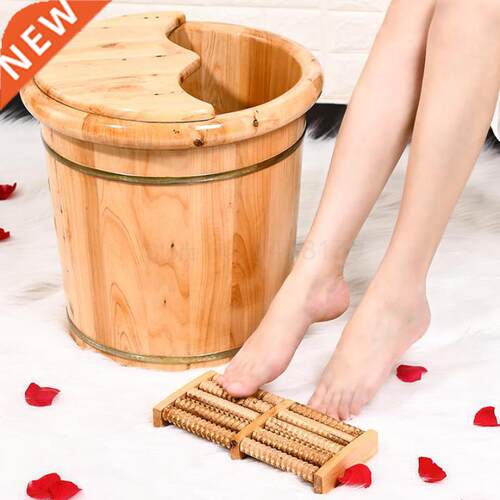 Foot bath barrel over the calf wooden barrel home foam