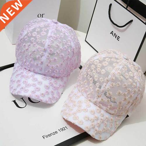 Women Summer Cap Sunscreen Breathable Lace Baseball Cap Kore