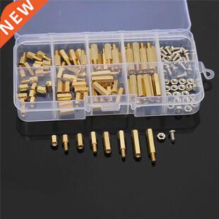 120PCS Brass M3 Brass Spacer Standoffs Nut Screws MaleTo Fem